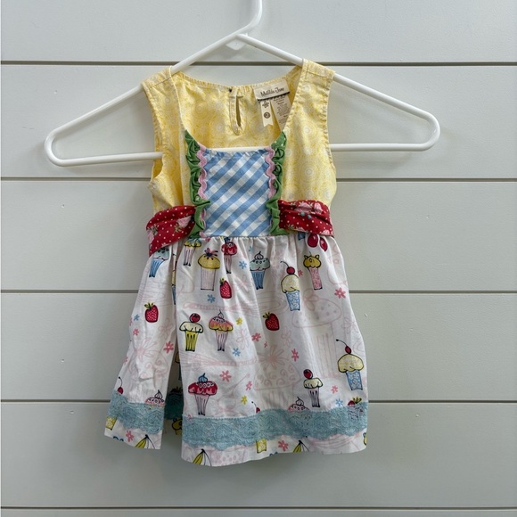 Matilda Jane Other - Matilda Jane Yellow and White Cupcake Dress